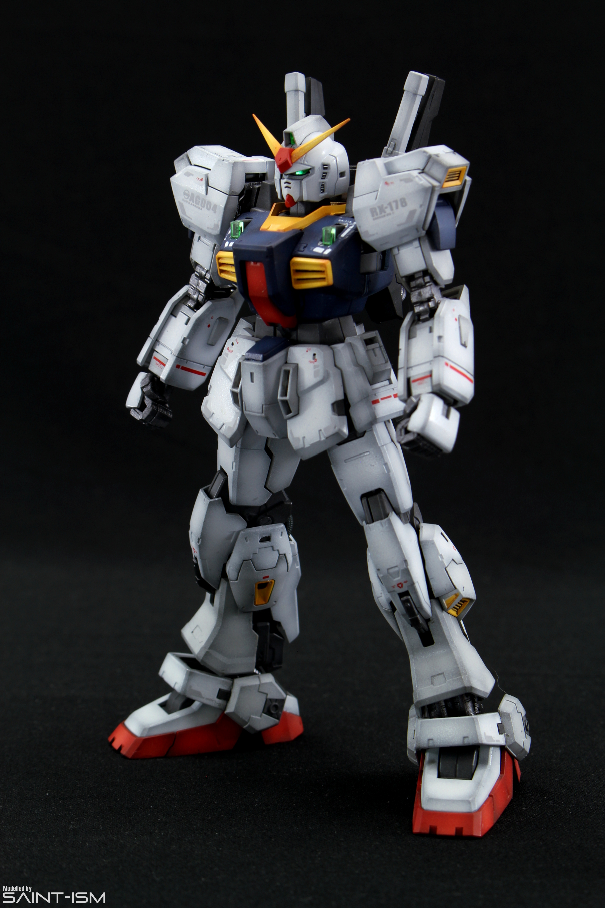 Rg Rx 178 Gundam Mk2 Aeug Saint Ism Gaming Gunpla Digital Art