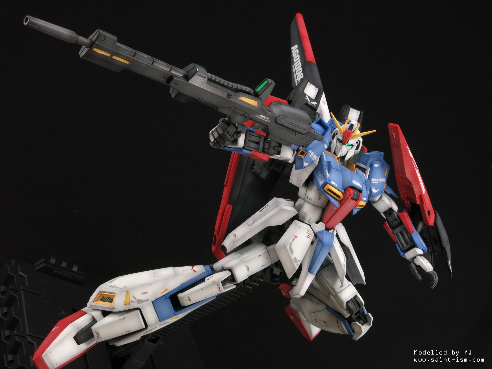 Mg Zeta Gundam 2 0 Completed Saint Ism Gaming Gunpla Digital Art