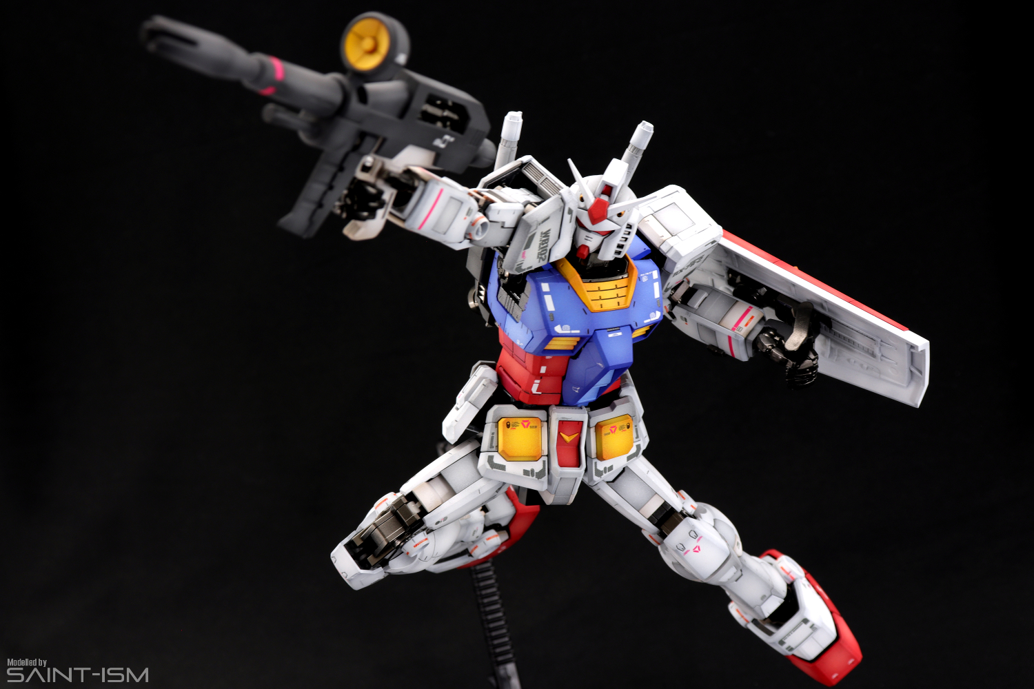 Mg Rx 78 Gundam Ver 3 0 Saint Ism Gaming Gunpla Digital Art